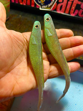 Brains Baits Piccolo – 6.8” Color Shifting Shad Soft Plastic Swimbaits