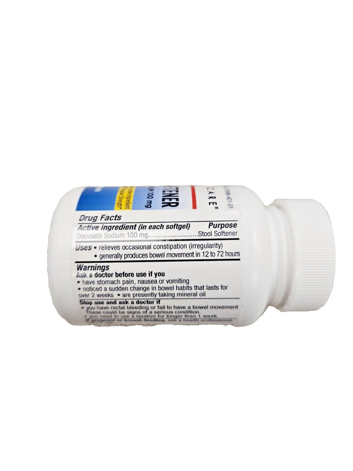 GERICARE Stool Softener Docusate Sodium 100MG Softgels 100ct ( 3 pack )__