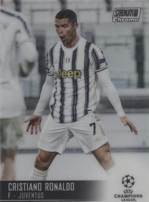 2020-21 Topps Stadium Club Chrome UCL Cristiano Ronaldo #100 for
