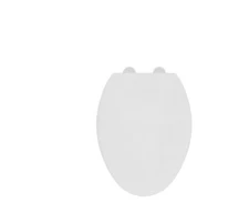 Mirabelle MIRTSEZ201 White Toilet Seat Cover Height: 1.75 in.  Length: 18.19 in.