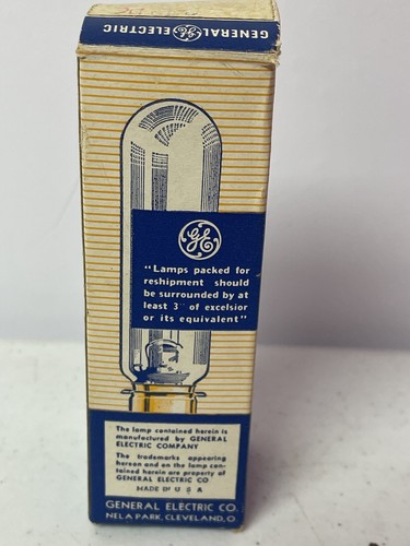 GE Precision Lamp for Optical Devices Base Down 200W -120V CG81-X New Open Box - Picture 2 of 5