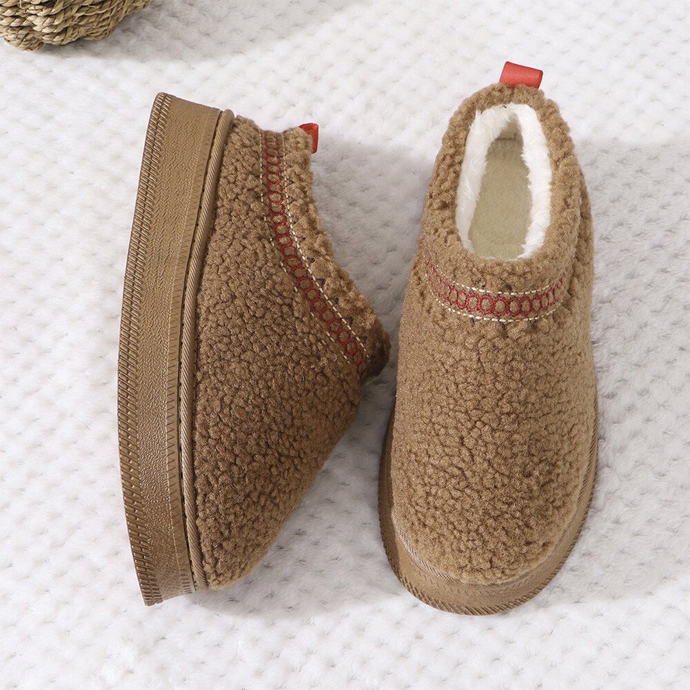 SAOLA Pantofole platform suola spessa mini stivali stivali antiscivolo da donna invernali outdoor