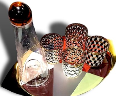 38% Jonathan Adler Fractal Tray Brass & Glass, 50x30x4cm 38% Jonathan Adler Fractal Tray Brass & Glass, 50x30x4cm