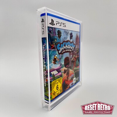 Acryl Box Playstation 3 / PS4 /  PS5 UV-Schutz Hülle game protector Reset Retro
