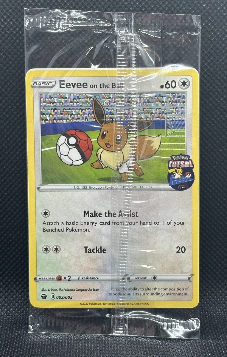 Eevee On The Ball Futsal Promo 002/005 UK Exclusive Pokemon SEALED