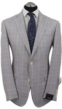 PAL ZILERI Sakko Gr. 50 Wolle & Leinen halbgefüttert Grau GLENCH. NEU ca.  1079€