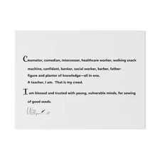 Matte Canvas, Stretched, 0.75"