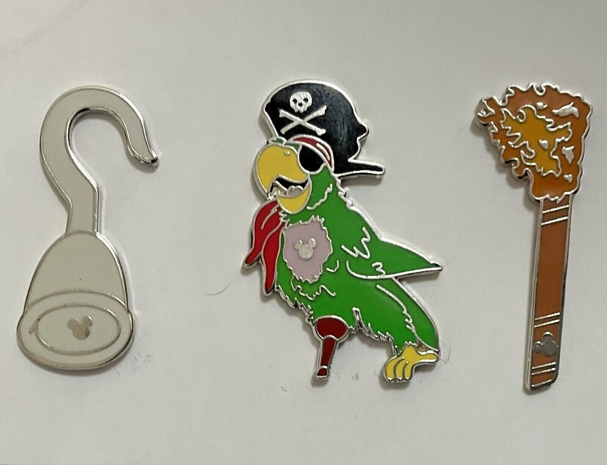 ✩.*˚　13579　✩.*˚ WDW - Hidden Mickey 2007 Series 2 Pirate 3 Pin Set Hook