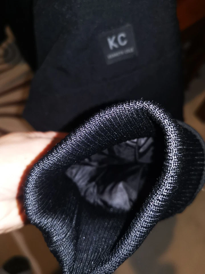 Kenneth Cole New York Oxford Men's Black Puffer Bomber Jacket 2XL - Image 4 of 4