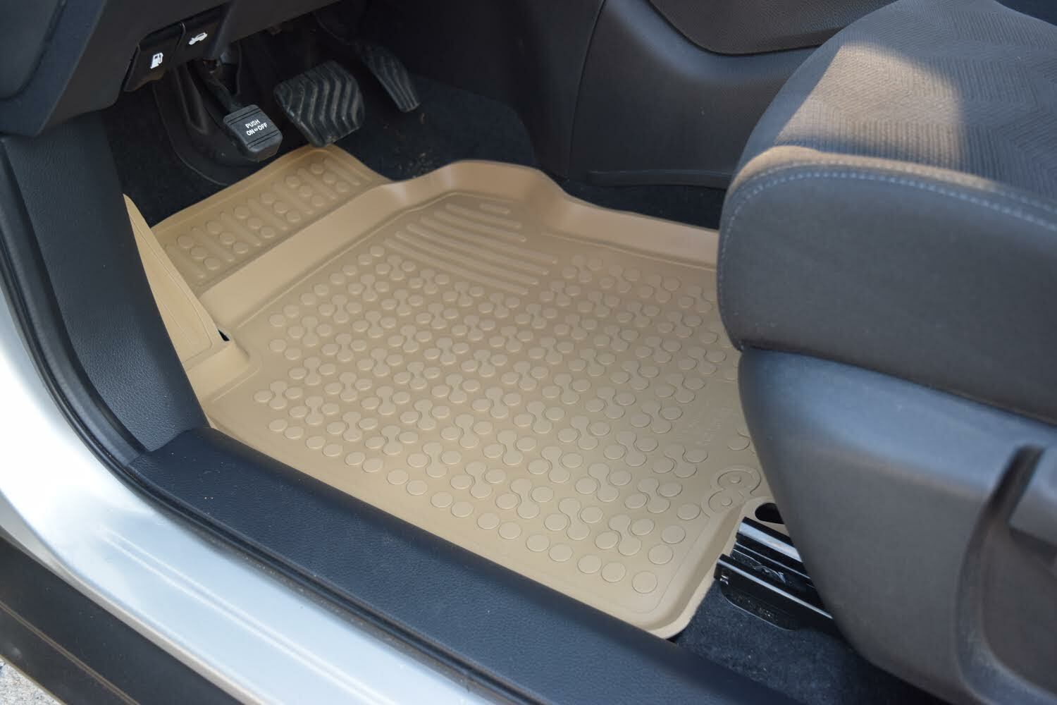 Floor Mats for Volvo XC70 20012007 2 Rows All Weather Rubber Mat Set