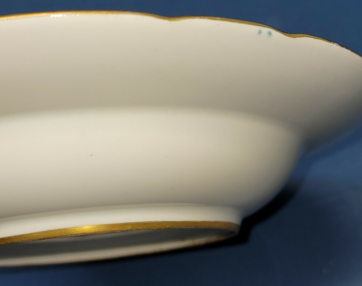 RUSSIAN IMPERIAL PORCELAIN FACTORY PLATE  ALEXENDER II. TURQUOISE SERVICE 