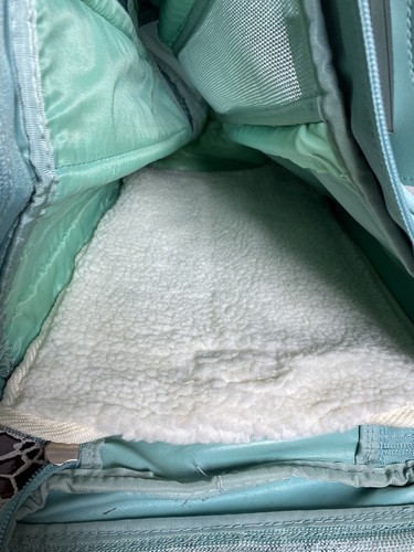 Pet Carrier Bag Backpack Nicole Miller Best In Show Soft Small Animal Green NWT - Picture 19 of 20