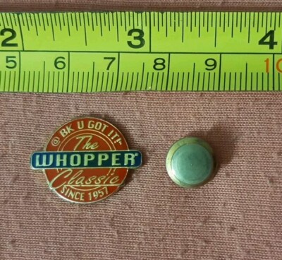 BK U Got It The Whopper Classic Since 1957 Jacket Lapel Pin Burger King