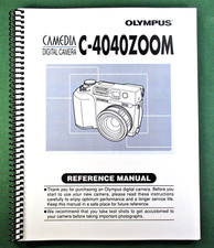Olympus C-4040 Zoom Instruction Manual: 200 Pages and Protective Covers 