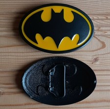 Batman cartoon belt buckle