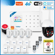 4G Smart WIFI GSM Security Alarm System Home Burglar Motion Detector Door Sensor