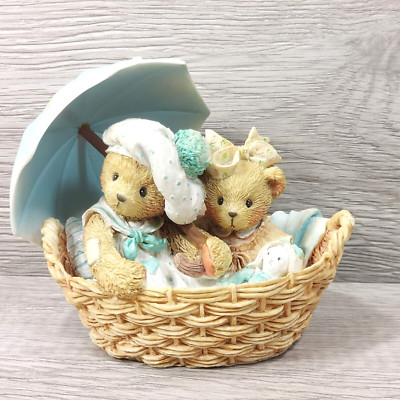 Cherished Teddies Beth & Blossom ''Friends Are Never Far Apart''  VTG Collectible