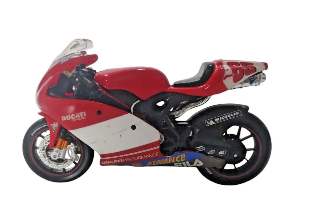 Maisto - Modellino Auto Da Corsa 1:18 Moto 2018/2021/2022 In Pressofuso Con Custodia