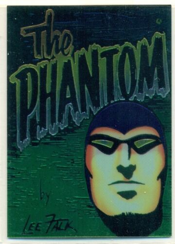 PROMO CARD -INSERT CARD -THE PHANTOM -CHROMIUM CARD #1 OF 6 - 1995 -COMIC IMAGES - Photo 1/2