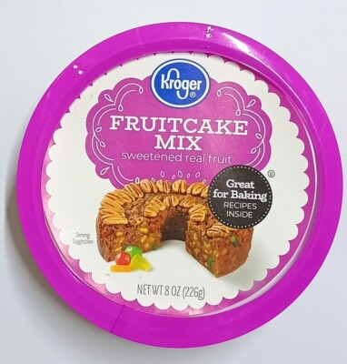 MHD! KROGER Fruitcake Mix 'Fruit' Sweetened Real Fruit Great for Baking 452grUSA