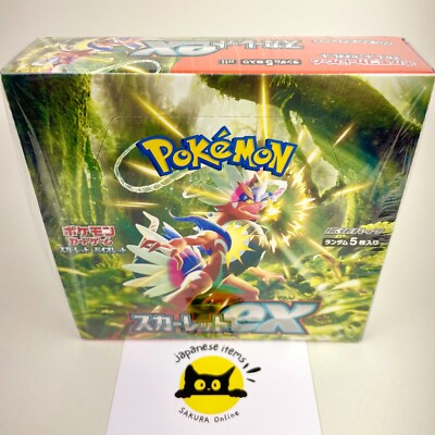 Pokémon Scarlet & Violet Scarlet EX Booster Box SV1S Japanese Edition NEW  Sealed
