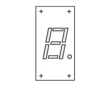 Pack of 5   LTS-313AY   LED Displays & Accessories 1-DIG Yellow CCRHD : RoHS