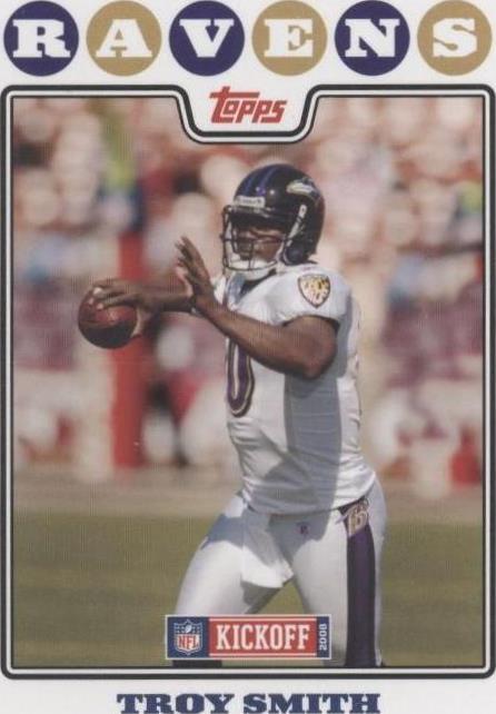 2008 Topps Kickoff Troy Smith #96 - 1 of 2