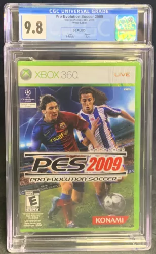 Pro Evolution Soccer PES 2009 CGC 9.8 A++ Seal 1st Lionel Messi Cover