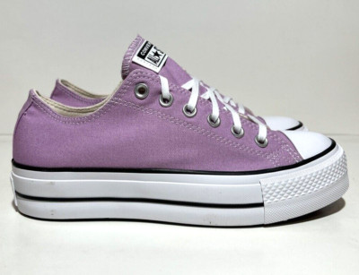 CONVERSE All Star Womens Size 7.5 Lift Platform Low Top Pink Urban Sneakers