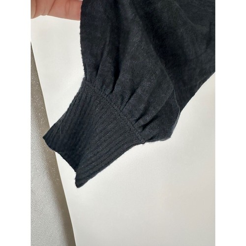 Vestido Suéter Abercrombie & Fitch Tejido Manga Larga Corbata Cintura Negro Medio Alto - Imagen 9 de 11