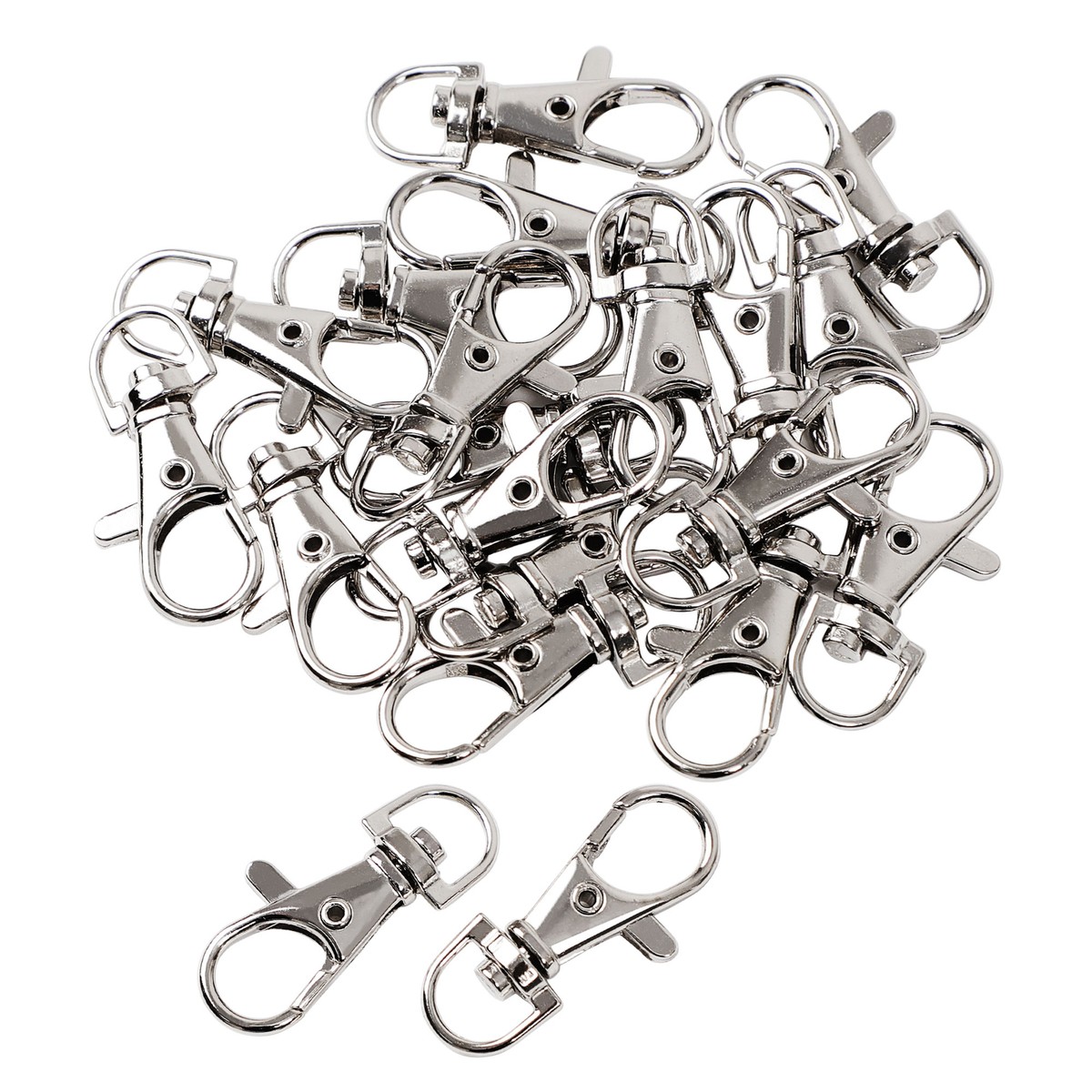 20pcs Metal Lobster Swivel Claw Clasp Hook Trigger Clip Buckle