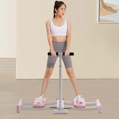 Ski Simulator Trainer Equipment Machine Adjustable Skiing Cardio Training Snowbo