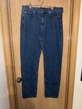 A.P.C. Jean Middle Standard Denim Jeans Classic Straight Leg Men's Size 36