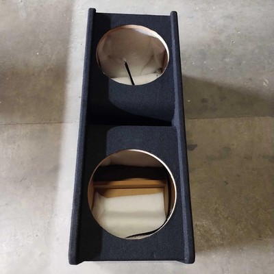 USED EMPTY DUAL 12'' PORTED SUB ENCLOSURE - UNIVERSAL FIT SUBWOOFER BOX