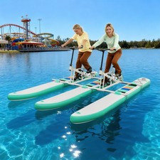 Inflatable Pedal Boat Inflatable Water Bike Water Bike For 2 People 180kg NEW