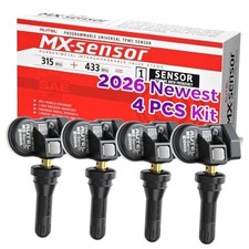 TPMS Sensors Set of MX-Sensor 2in1 315MHz 33MHz Tire Pressure Sensor, 4