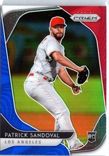 2020 Panini Prizm Patrick Sandoval #26 Red, White and Blue Prizm