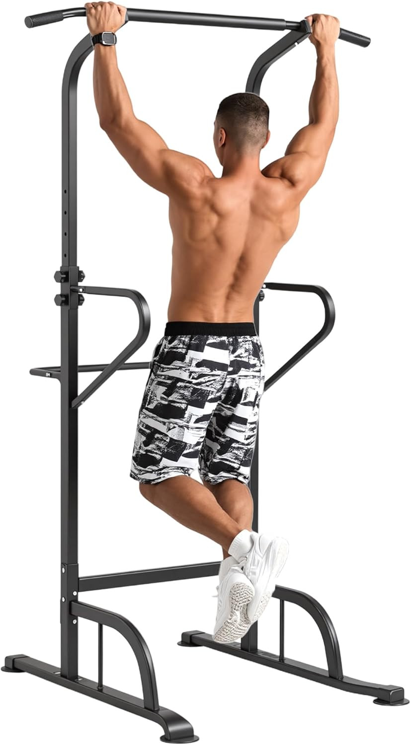 Power Tower Dip Station Pull-Up Bar Multifunción Hogar Gimnasio Equipo de Fitness