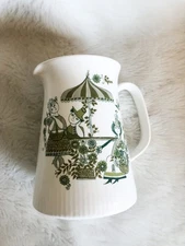 Vintage Turi Design Figgjo Flint One Market Pitcher Green Norwegian 70's Mod
