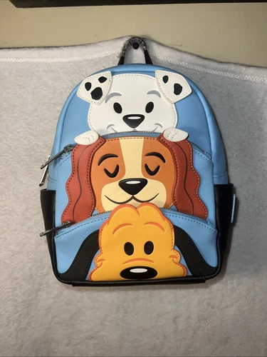 Disney Parks Loungefly Mini Backpack Dogs Rolly Lady Pluto Walk in the Park 2021