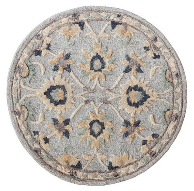 LR Home 3ft Indoor Transitional Area Rug for Home Décor | Floral Farmhouse Wo...
