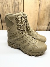 Merrell Men's Size 12 Moab 3 8" Tactical Zip Waterproof Boot Coyote J004107