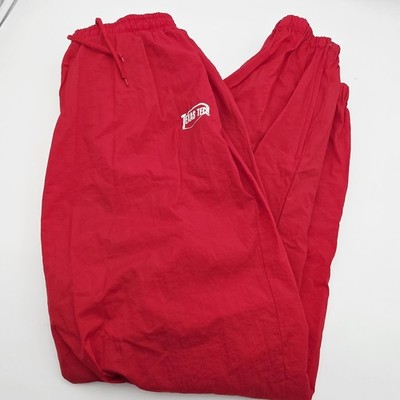 Red Oak Sportswear Texas Tech Men's Large Red Track Warm Up Pants Windbreaker