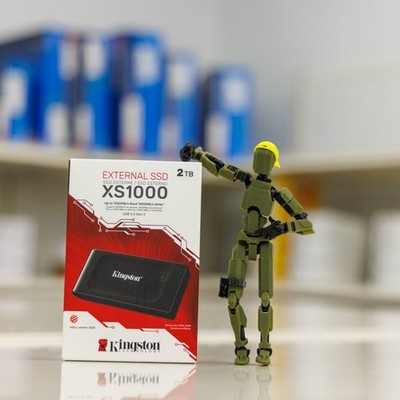 Kingston XS1000R 2TB SSD | Pocket-Sized USB 3.2 Gen 2 External Solid Hard Drive