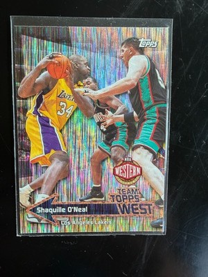 2000 Topps Team Topps West Shaquille O Neal Shaq #TT9 NBA Los Angeles Lakers HOF