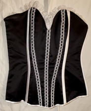 Fredericks Of Hollywood Bustier LADIES Sz S SMALL Lace Up Corset Y2K