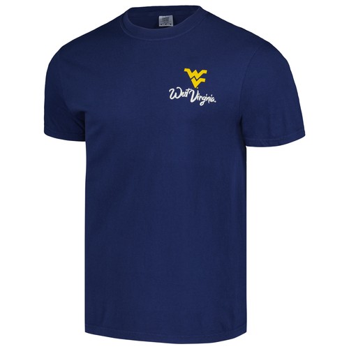 Unisex Navy West Virginia Mountaineers Hyper Local Welcome to Campus T-Shirt - Imagen 2 de 3
