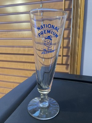 Vintage '50s National Premium ''The True Pilsener'' Natty Boh Glasses