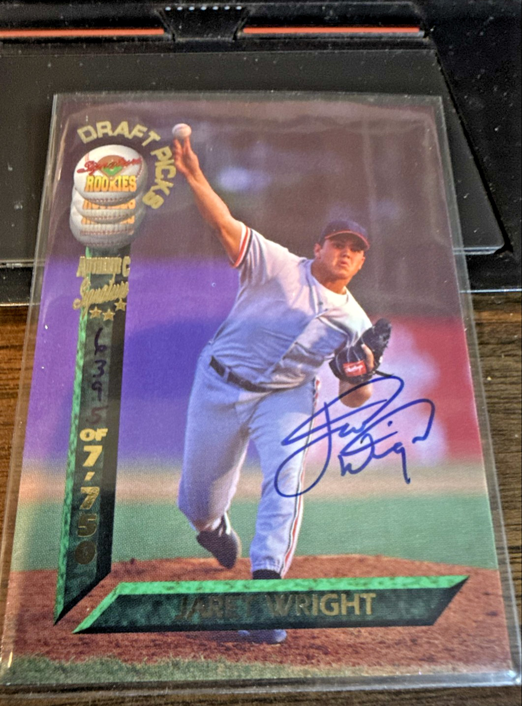1994 Signature Rookies Draft Picks - Jaret Wright #10 Autographs /7750 (AU, RC)