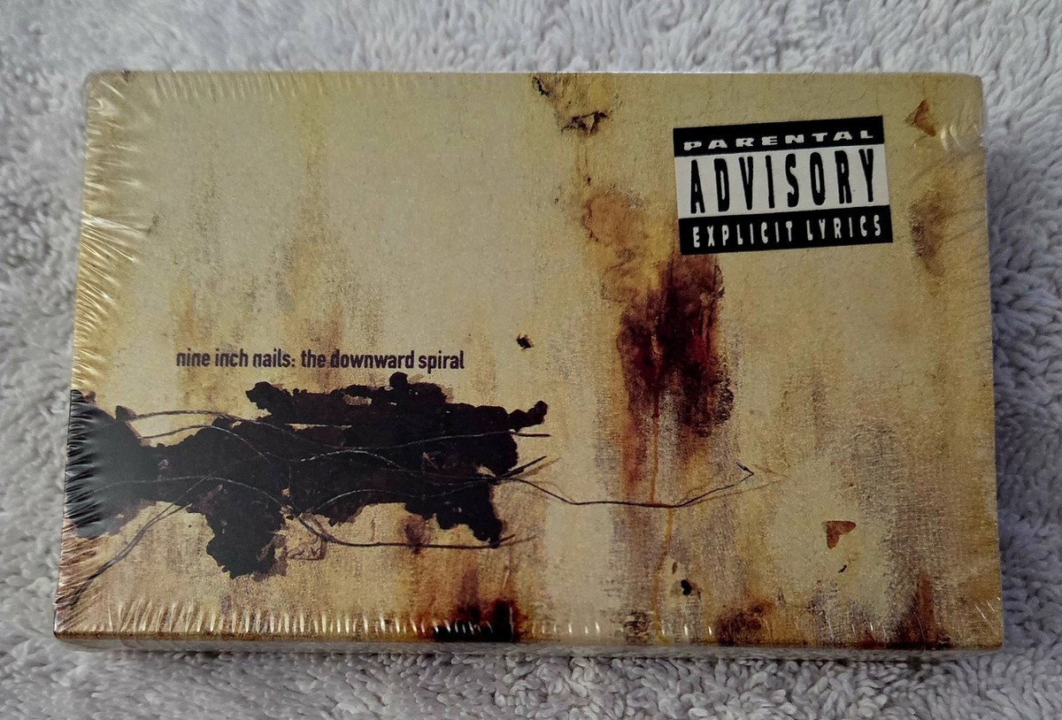 Nine Inch Nails, The Downward Spiral Cassette Tape [PA] 1994 NEW